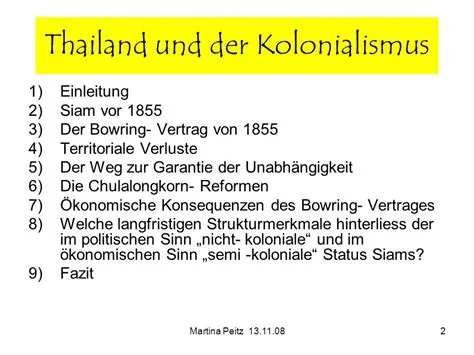 Der Bowring-Vertrag: Eine Studie über die Entstehung einer neuen Ära im Siam des 19. Jahrhunderts